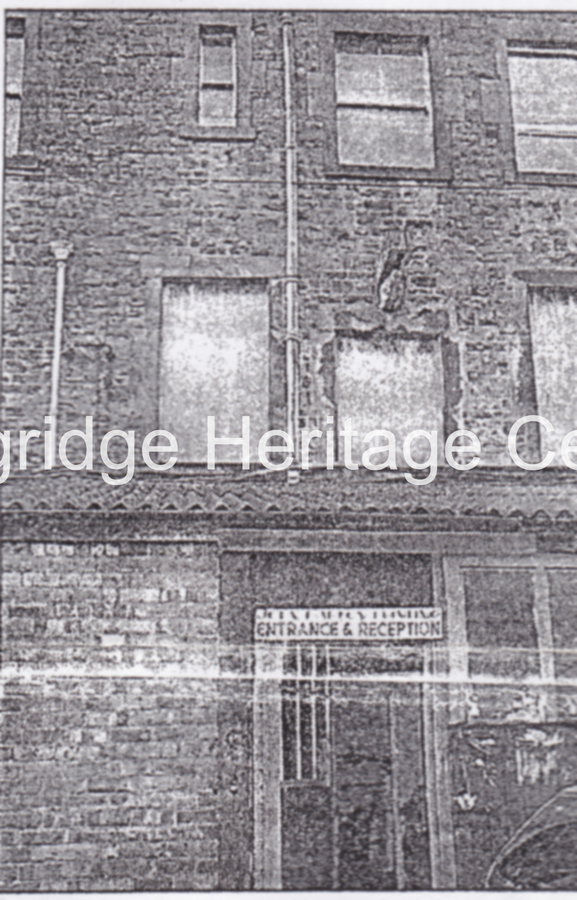 842B - Co-op building - Newspaper clipping of the side of the main building. - Unknown